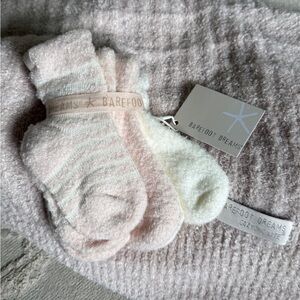 Barefoot Dreams Soft Pink Blanket and Socks